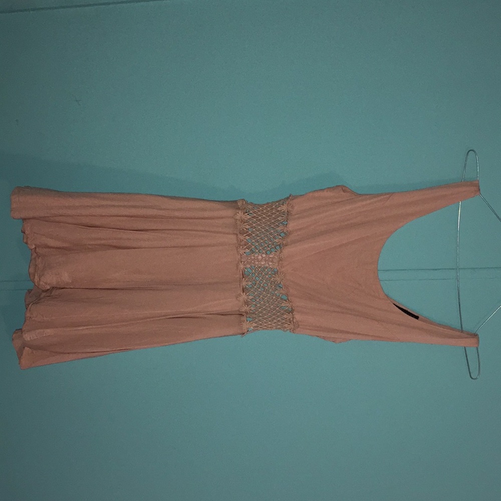 Pinkish mid thigh dress